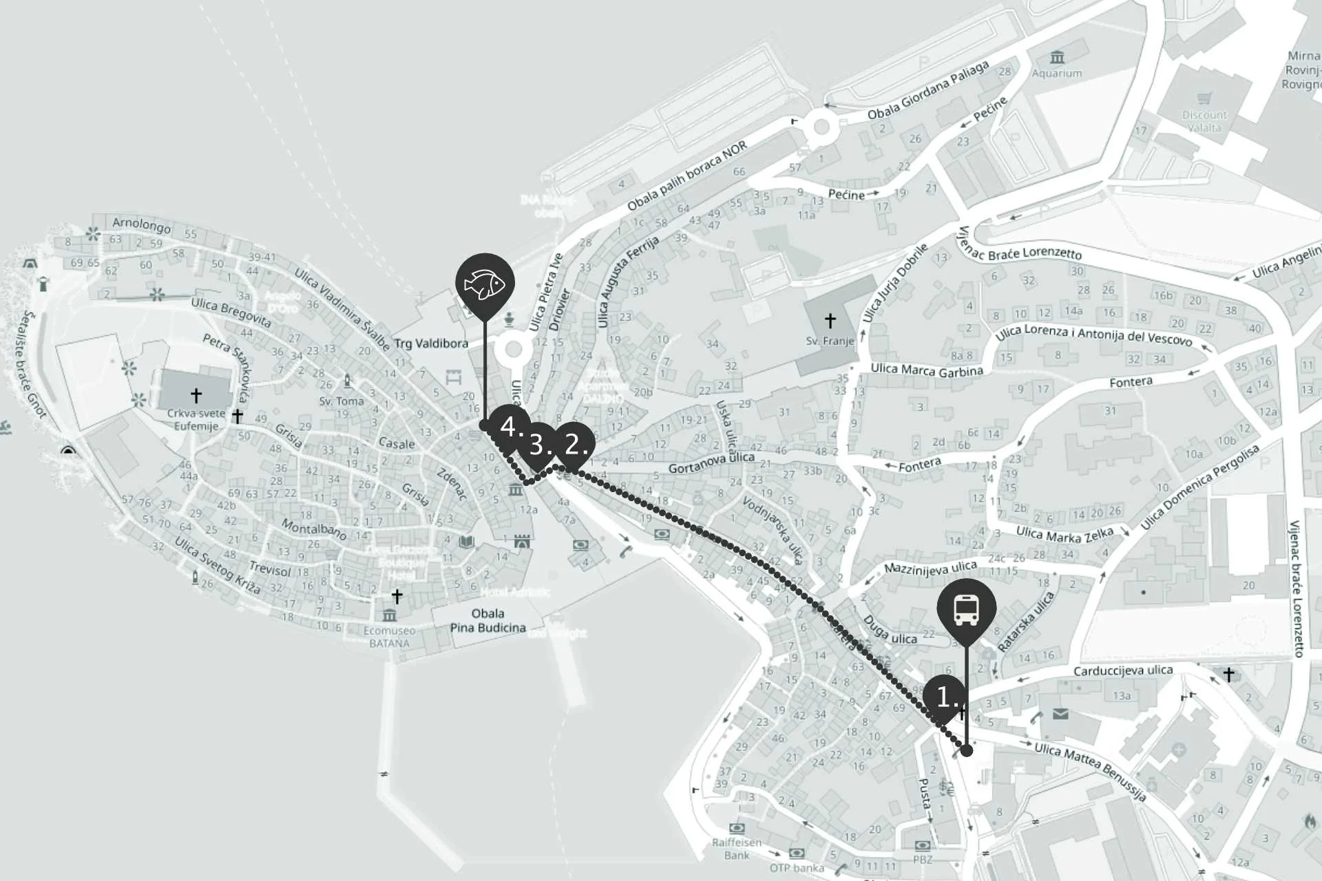 mapa autobusna